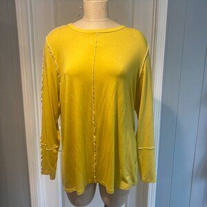 Ava & Viv Yellow Shirt Size 16